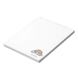 Bloc De Notas Arcoiris Y Nubes De Cuadros
