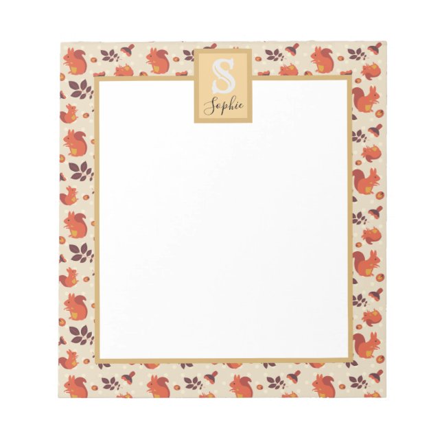 Bloc De Notas Ardilla (Frente)