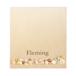 Bloc De Notas Arena de playa personalizada con cascadas