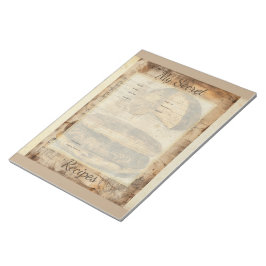 Bloc De Notas Arepa Bread Ephemera Collage Art