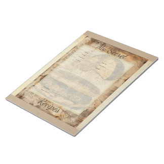 Bloc De Notas Arepa Bread Ephemera Collage Art