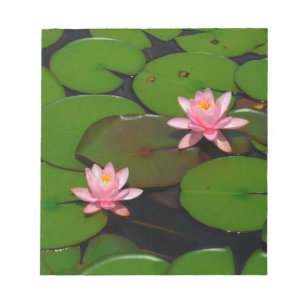 Bloc De Notas Aroma de flores de lirio de loto rosa,