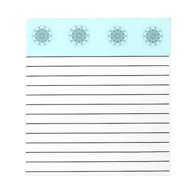 Bloc De Notas Aroma de mariscos abstracto (Frente)