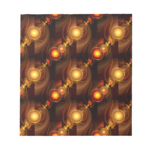 Bloc De Notas Arte abstracto moderno boho elegante patrón #501 d