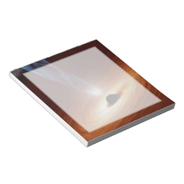 Bloc De Notas Arte astronómico Black Hole (Lado Derecho)