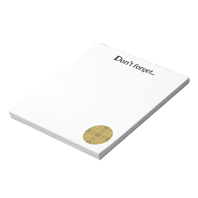 Bloc De Notas Arte caleidoscopio del volumen once (Lado Izquierdo)