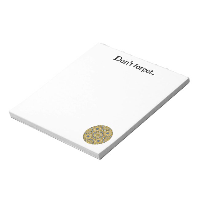 Bloc De Notas Arte caleidoscopio del volumen once (Lado Izquierdo)