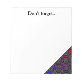 Bloc De Notas Arte calidoscopio del volumen trece diecinueve