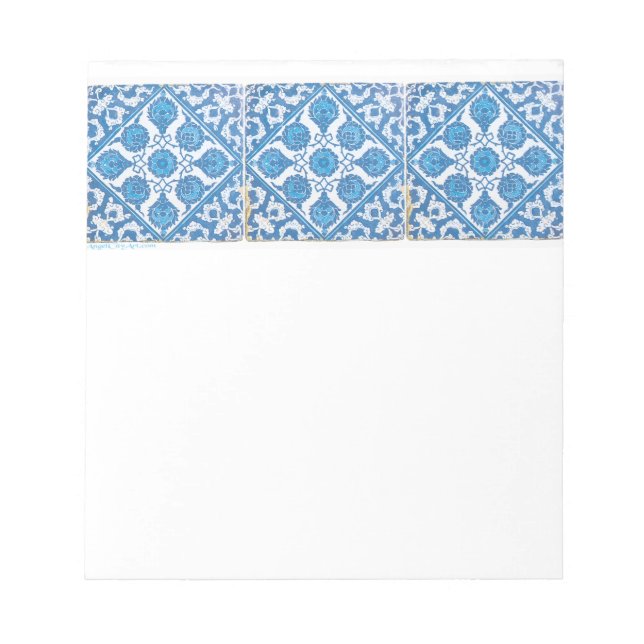 Bloc De Notas Arte de Cornflower Blue White Delft (Frente)