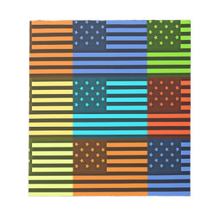 Bloc De Notas Arte de patrones vectoriales comprobados de bander