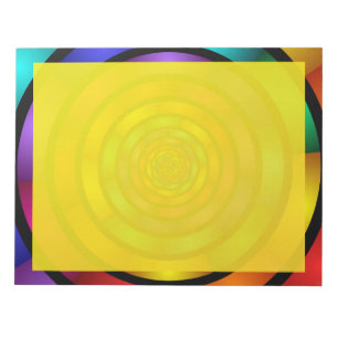 Bloc De Notas Arte fractal moderno y psicodélico