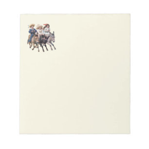 Bloc De Notas Arte infantil de caballo pony antiguo