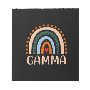 Bloc De Notas Arte Madre   Gamma Rainbow Grandma Cute Cumpleaños