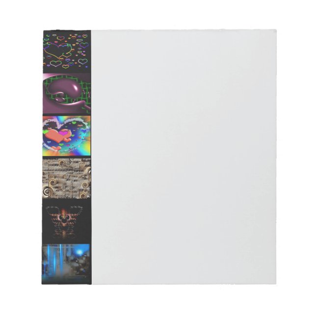 Bloc De Notas Arte Pop Decorativo Patrón  (Frente)
