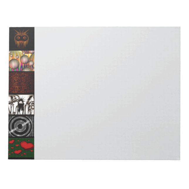 Bloc De Notas Arte Pop Decorativo Patrón  (Frente)
