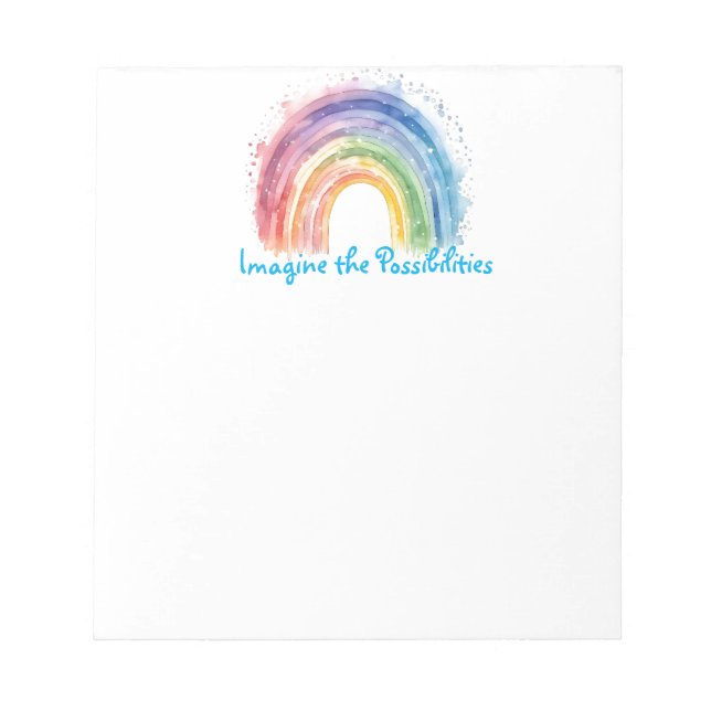 Bloc De Notas Arte Por Deber, Arcoiris (Frente)