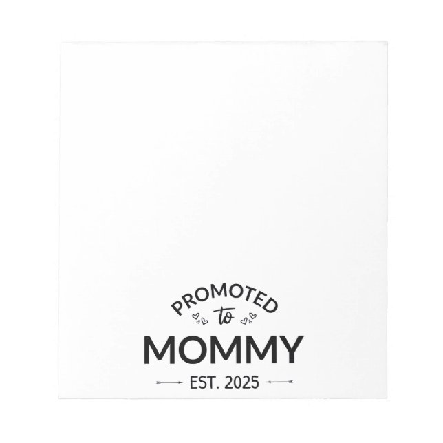 Bloc De Notas Ascendida a Mamá Est. 2025 II (Frente)