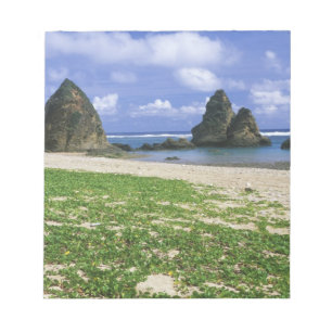 Bloc De Notas Asia, Japón, Okinawa, costa de Yambaru, mar