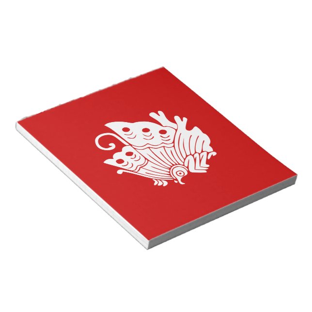 Bloc De Notas Asian Butterfly Japanese Kamon Design (Lado Derecho)