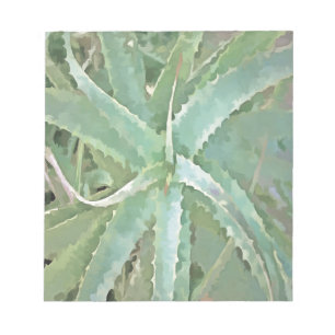 Bloc De Notas Asombroso arte acrílico de Aloe Vera