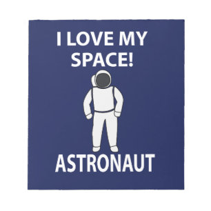 Bloc De Notas Astronauta Amo a mi astronauta espacial