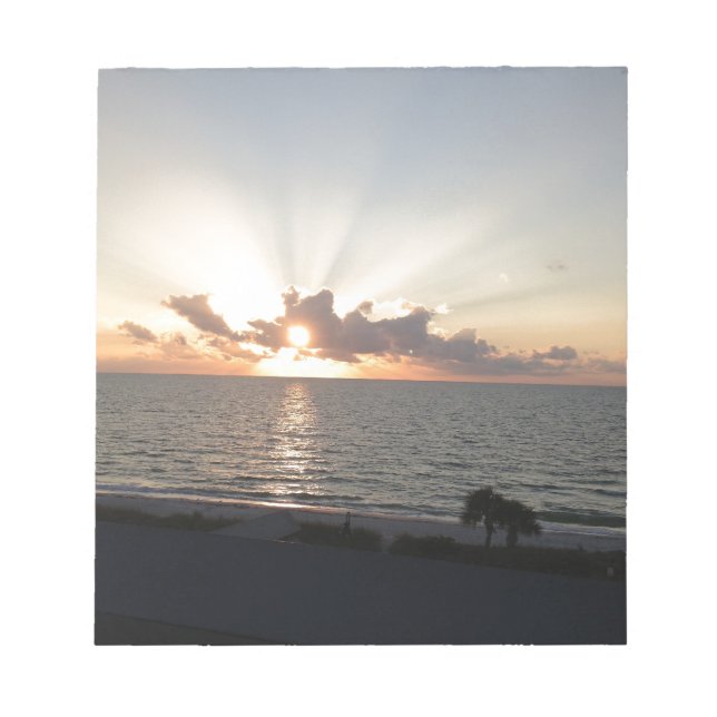 Bloc De Notas Atardecer En El Paraíso (Frente)