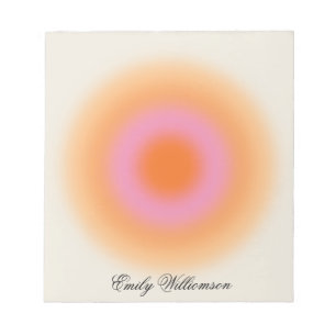 Bloc De Notas Aura Pastel Ombré Notepad Personalized for Kids