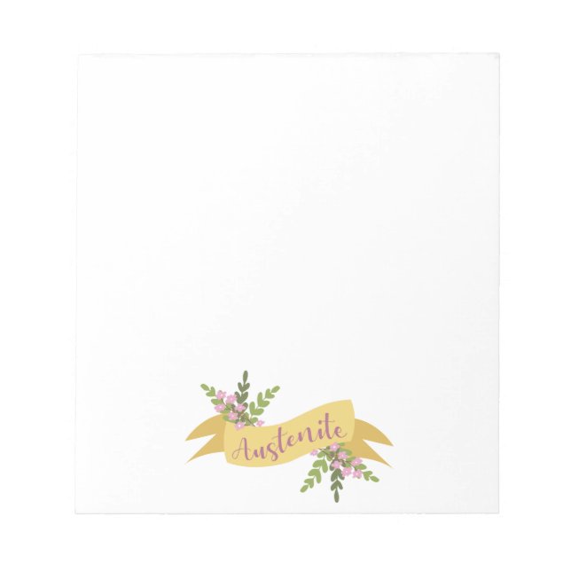 Bloc De Notas Austenite I (Frente)