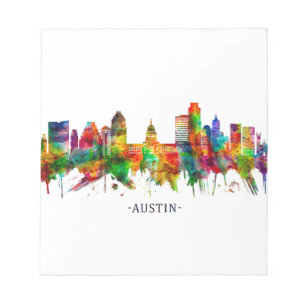 Bloc De Notas Austin Texas Skyline
