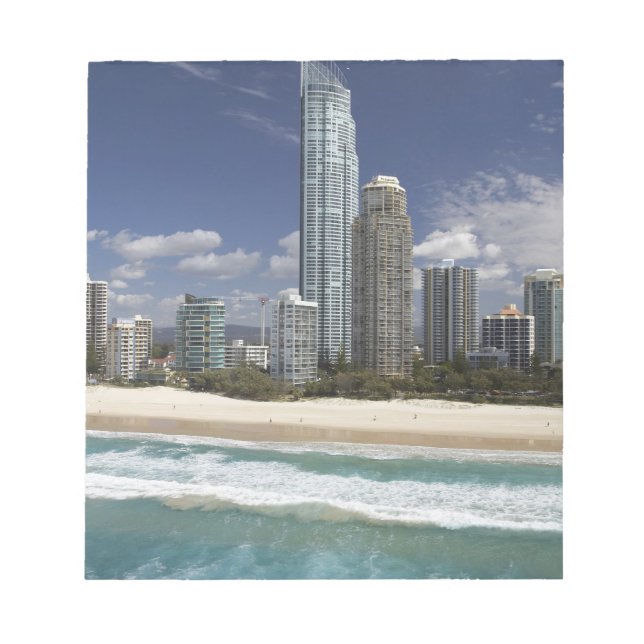 Bloc De Notas Australia, Queensland, Costa de Oro, Surfistas (Frente)