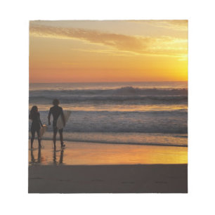 Bloc De Notas Australia, Queensland, Costa de Oro, surfistas en