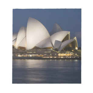 Bloc De Notas Australia, Sydney. Casa de la Ópera por la noche e