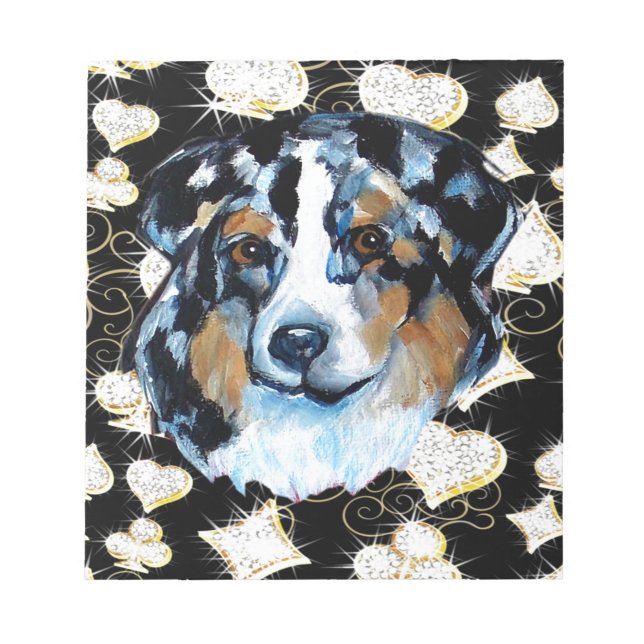 BLOC DE NOTAS AUSTRALIAN SHEPHERD (Frente)