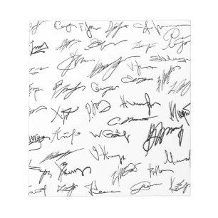 Bloc De Notas Autógrafo