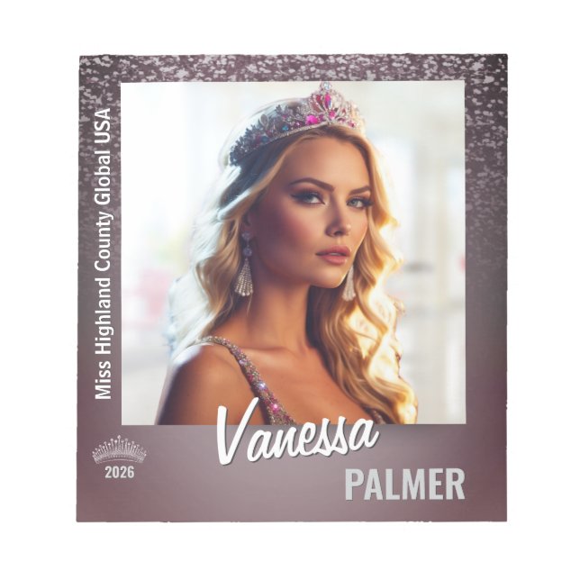 Bloc de notas automático con titular de destello d (Frente)