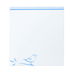 Bloc De Notas Ave azul