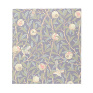 Bloc De Notas Ave William Morris Y Pomegranato