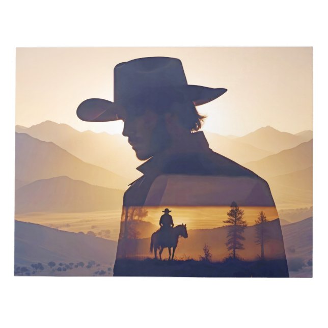 Bloc De Notas Aventura de vaquero rural al aire libre Escape de  (Frente)