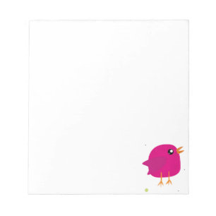 Bloc De Notas Aves alegres y coloridas