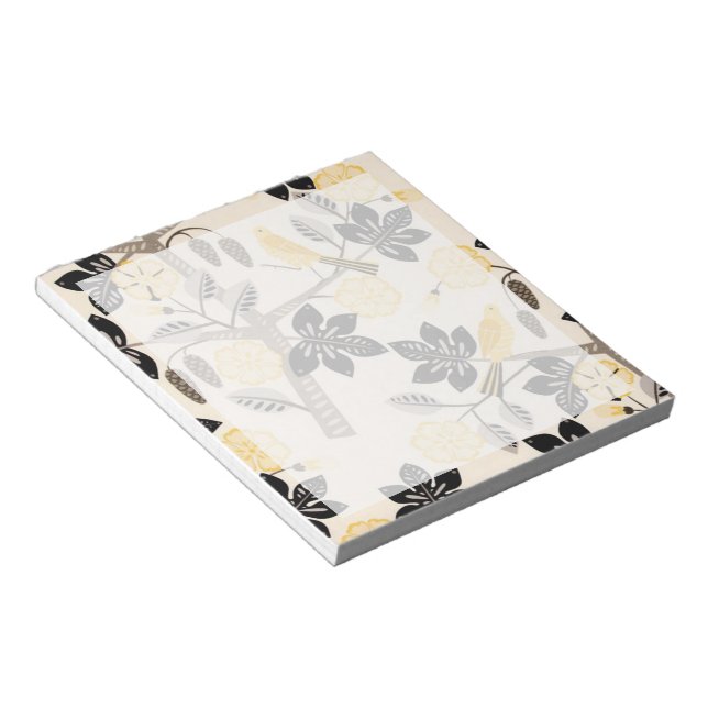 Bloc De Notas Aves Amarillas (Lado Derecho)