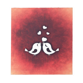 Bloc De Notas Aves amorosas