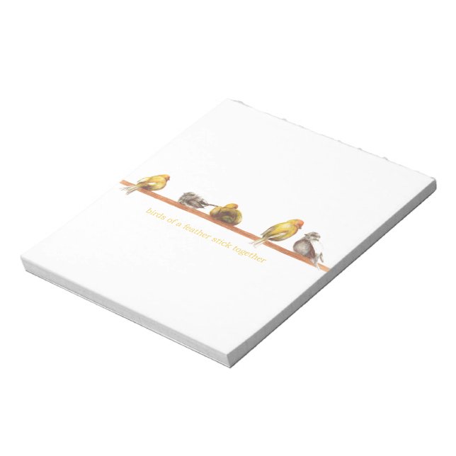 Bloc De Notas Aves de una pluma (Lado Izquierdo)