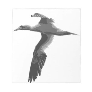 Bloc De Notas Aves marinas abstractas