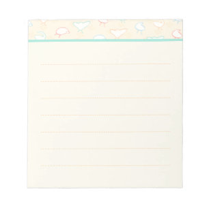 Bloc De Notas Aves Silenciosas Llenos Notepad