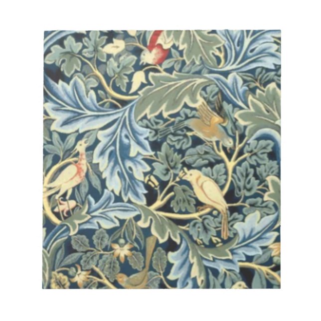Bloc De Notas Aves William Morris y Acanthus (Frente)