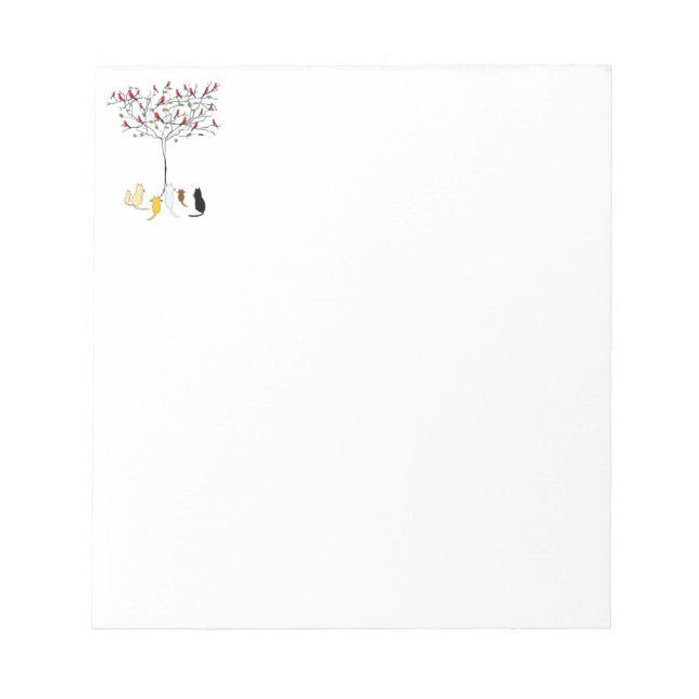 Bloc De Notas Aves y gatos (Frente)