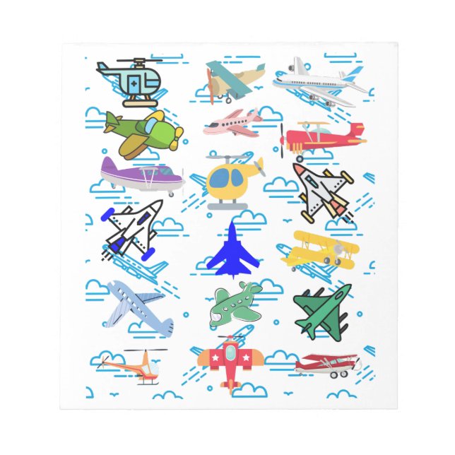 Bloc De Notas Aviación divertida (Frente)