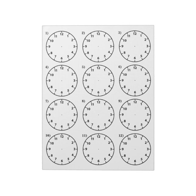 Bloc De Notas Ayuda para la enseñanza del profesor cuenta el mom (Lado Izquierdo)