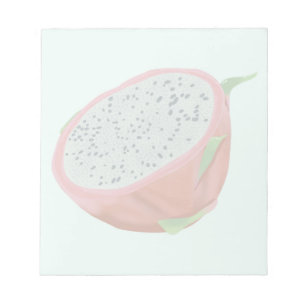 Bloc de notas azul de fruta Dragon