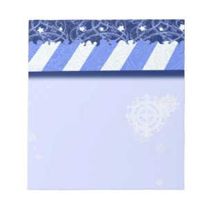 Bloc De Notas Azul del invierno